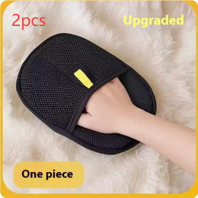 Double-Sided Pet Hair Removal Glove – For Furniture & Fabrics