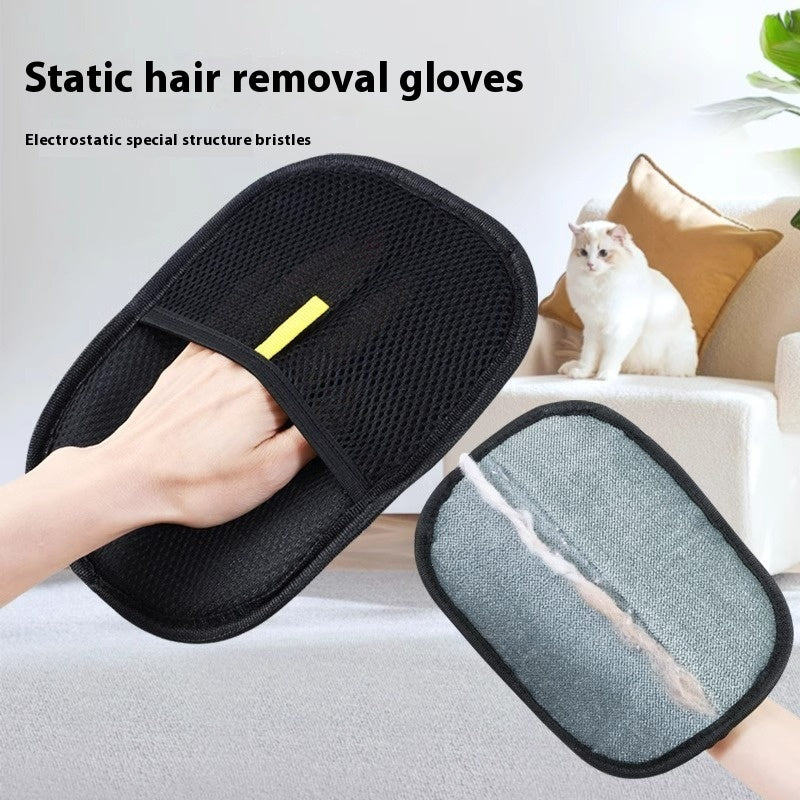 Double-Sided Pet Hair Removal Glove – For Furniture & Fabrics